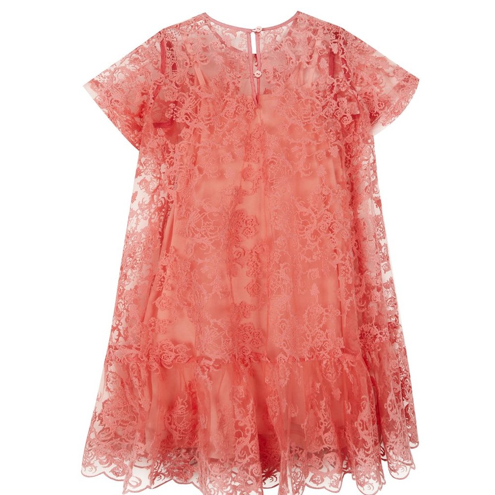 JNBY Lace Ruffle Bottom Dress - Picture 5 of 6